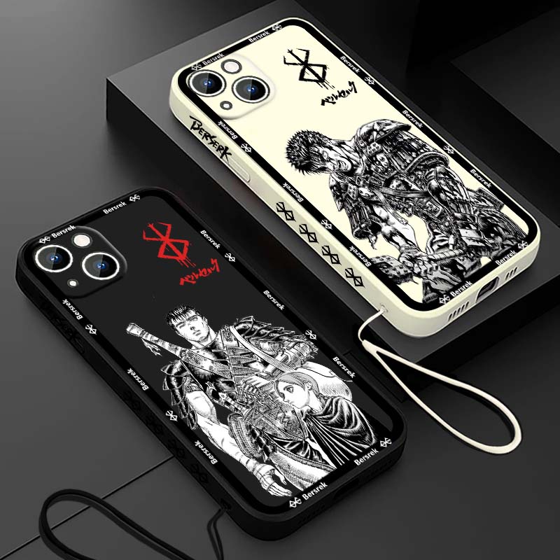 Apple Iphone 15 Pro Max - Capa de Celular Líquida com Cordão