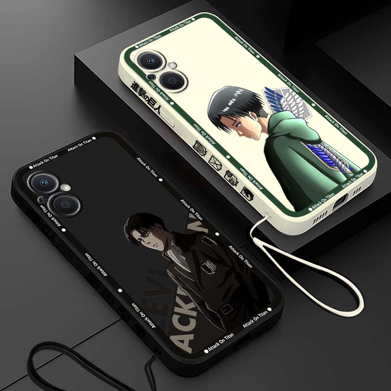Oppo A78 - Capa de Luxo Attack On Titan