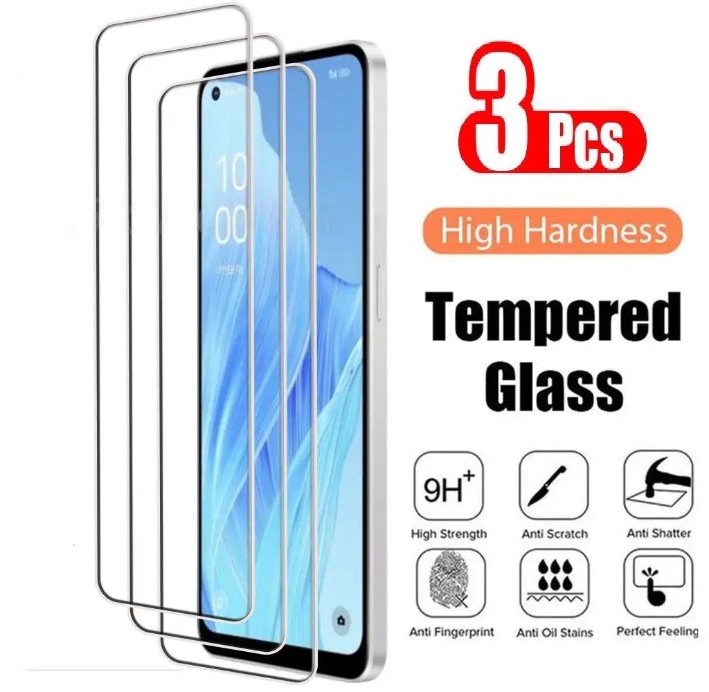 Oppo A78 - 3 unidades de vidro temperado para