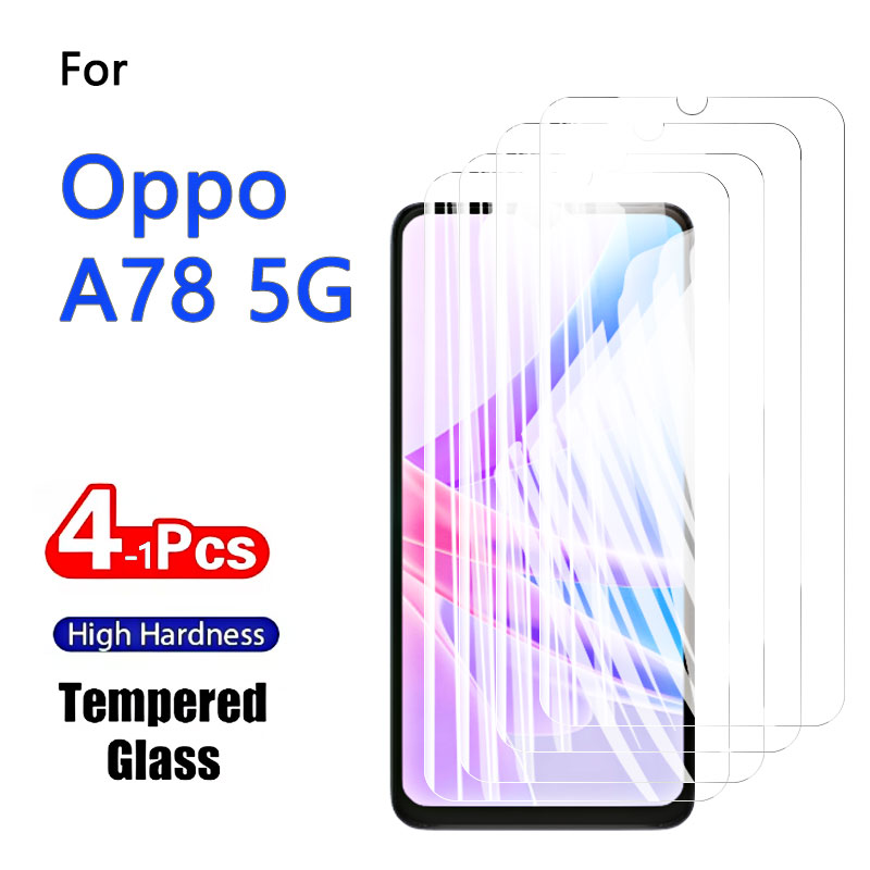 Oppo A78 - 1-4pcs protetores de tela para oppo