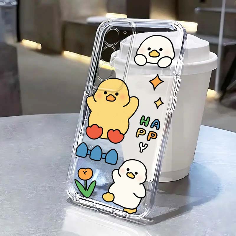 Oppo A78 - Capa Transparente de Desenho Animado de