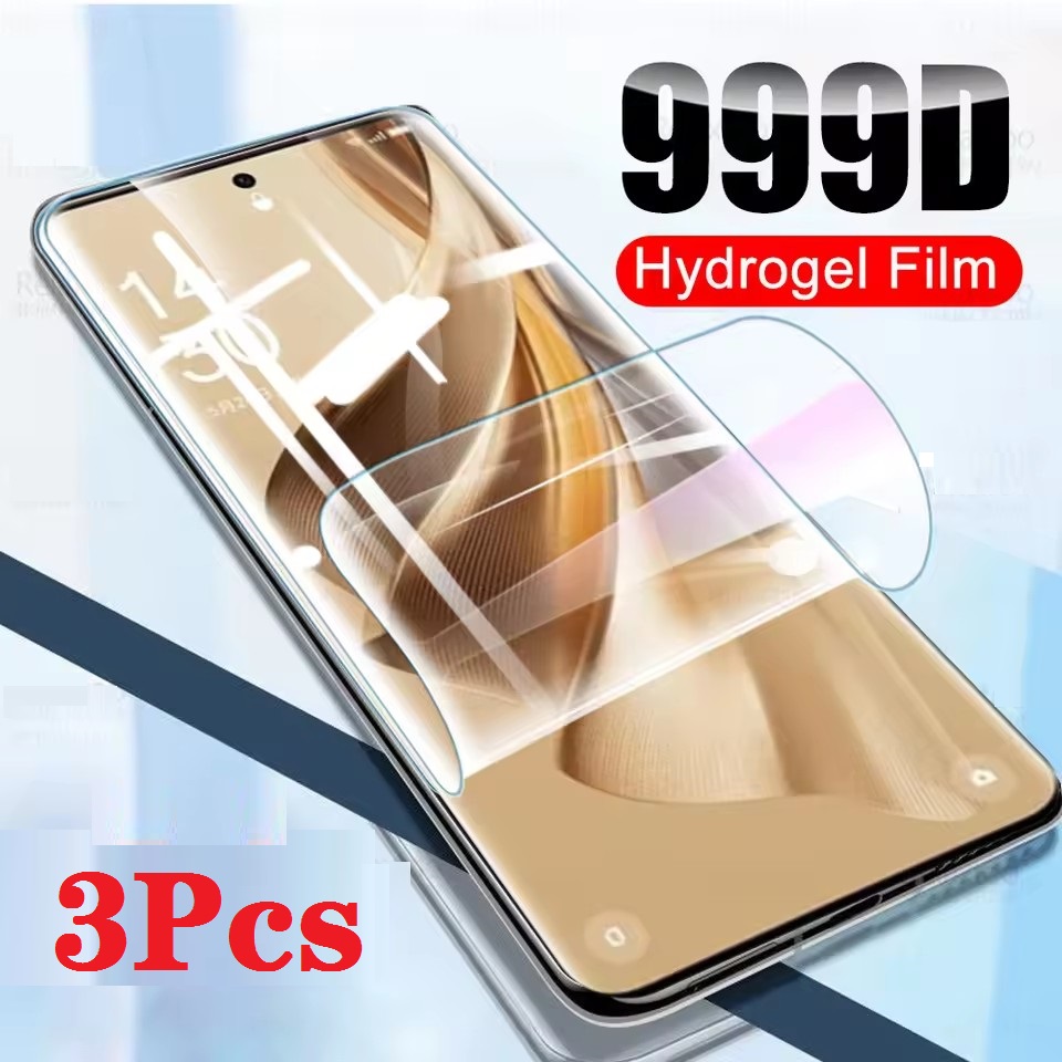 Oppo Reno 12 - Película de hidrogel 3 unidades para