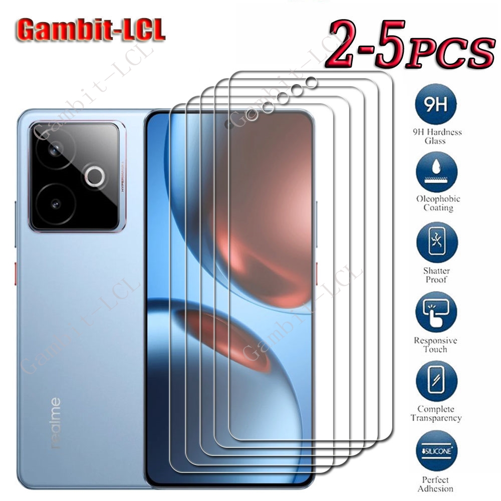 Realme Gt 6 - 2-5 peças 9h hd vidro temperado