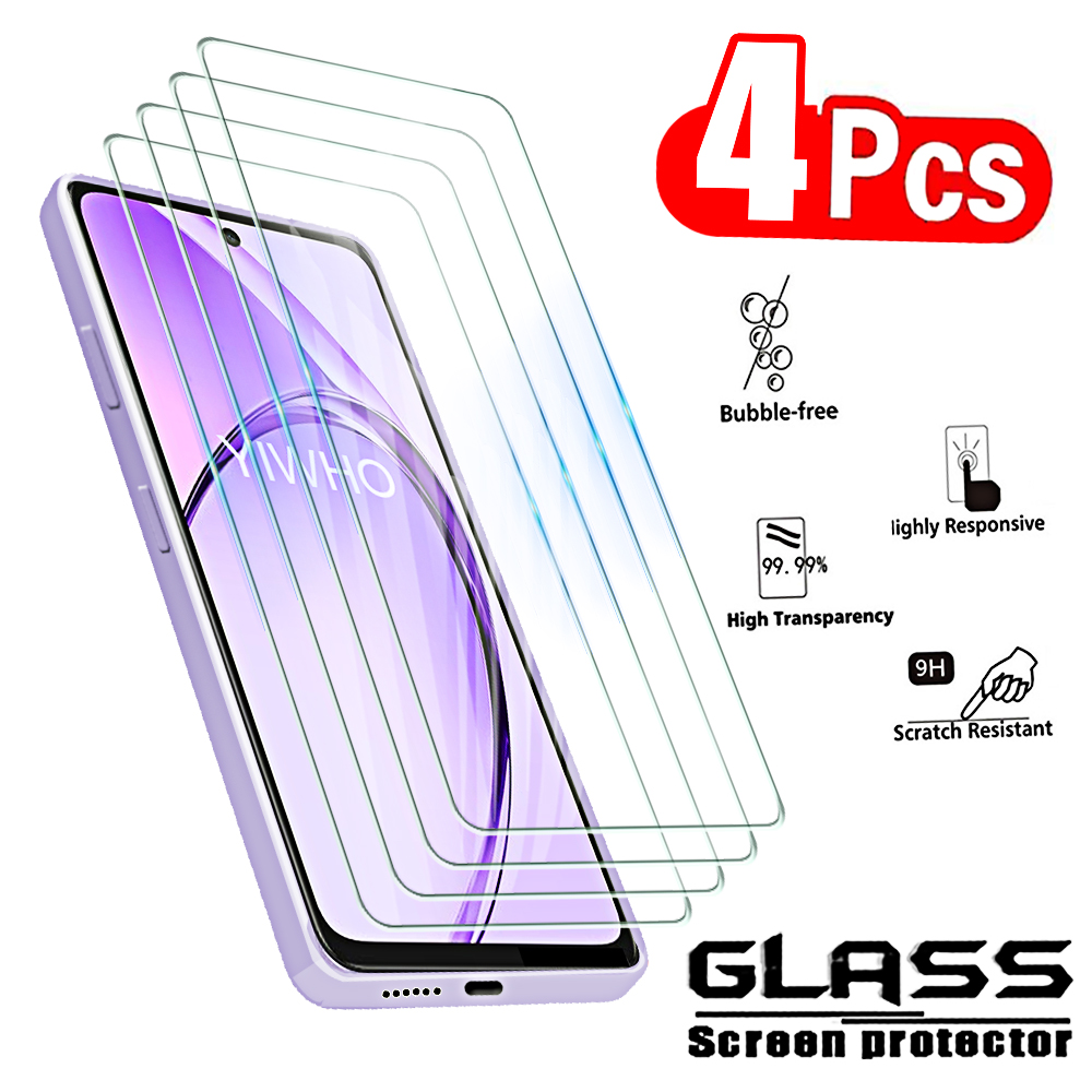 Oppo A78 - 4 pçs vidro temperado para oppo