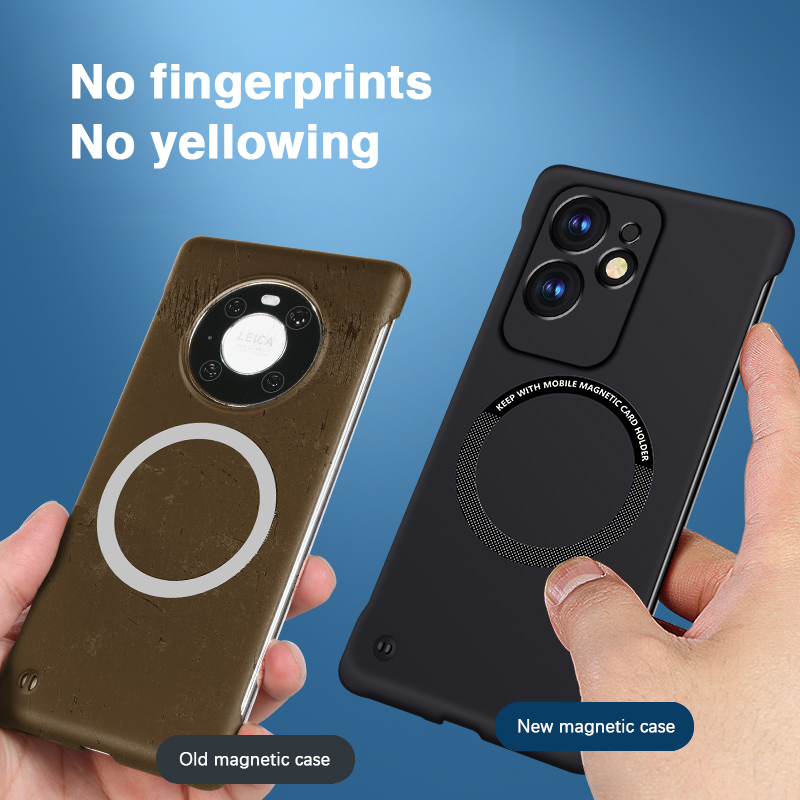 Realme Gt 6 - Capa magnética fina para celular, carregamento