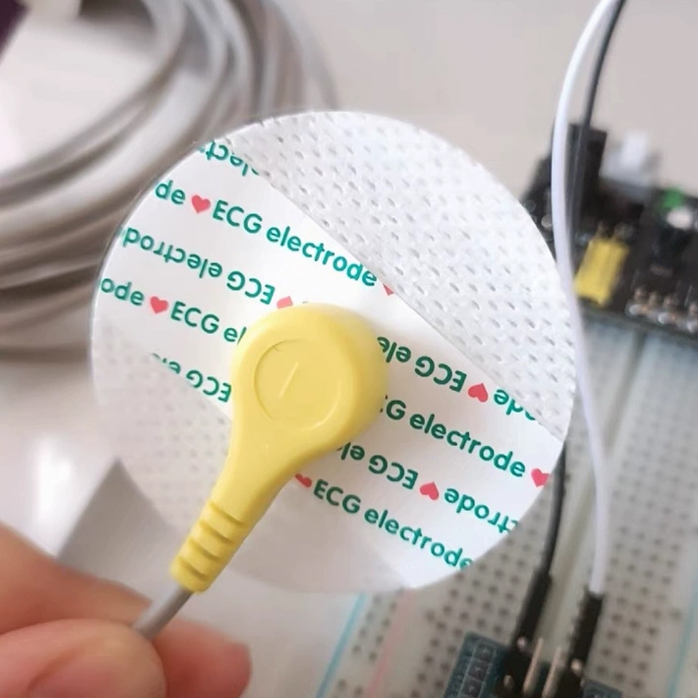 50 pces/1 saco ecg ekg eletrod - Ecg Patch Monitor avaliação e preço