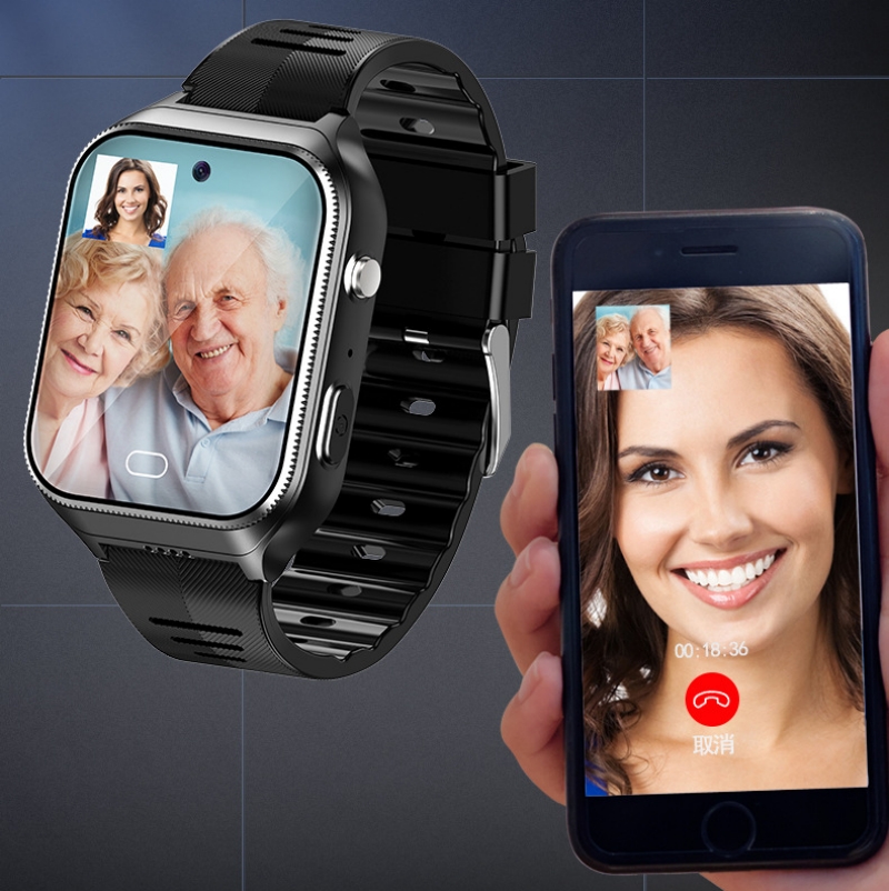 Idosos relógio inteligente par - Fall Detection Watch avaliação e preço