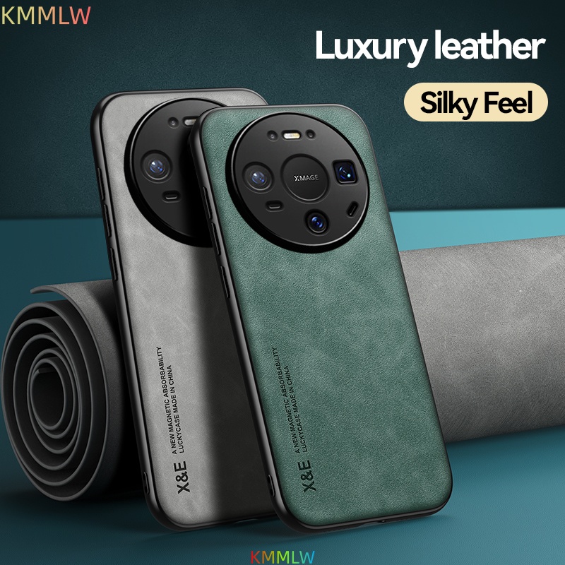 Capa de Couro Luxuosa para Hua - Huawei Mate 60 avaliação e preço